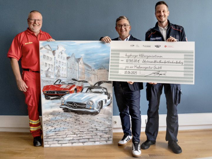 Oldtimer starten bei der Fuggerstadt Classic für den guten Zweck