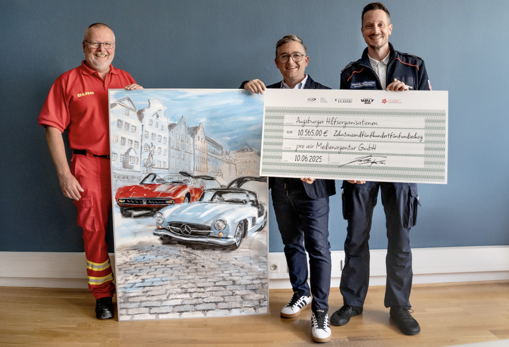 Oldtimer starten bei der Fuggerstadt Classic für den guten Zweck