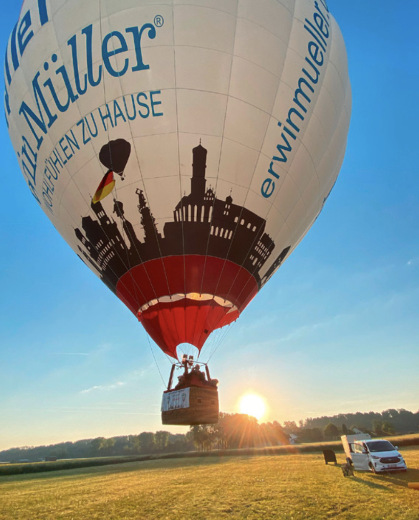Ballonfahrten über Augsburg – ein himmlischer Genuss