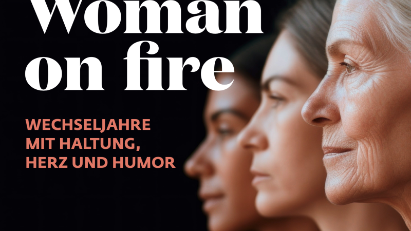 Woman on fire