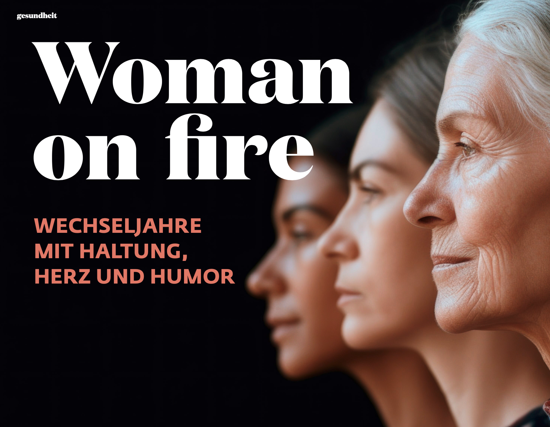 Woman on fire