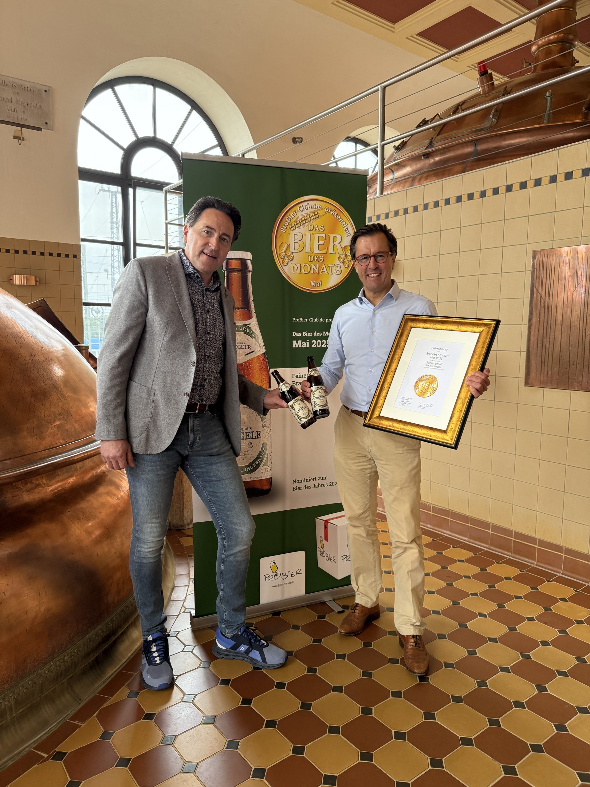 Bier des Monats Mai 2025: Auszeichnung für „Riegele Feines Urhell“