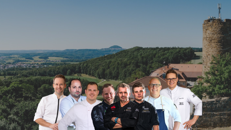 „12 Monate 12 Sterne – Walking-Lunch“ mit Starchefs auf Burg Staufeneck
