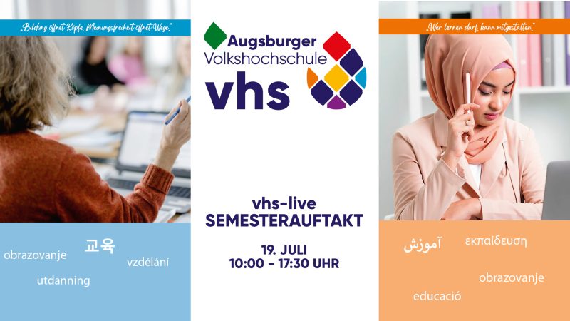 Infotag „vhs-live“ in der City-Galerie: Entdecken, mitmachen, beraten lassen