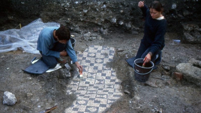 Rares römisches Mosaik kehrt nach Augsburg zurück