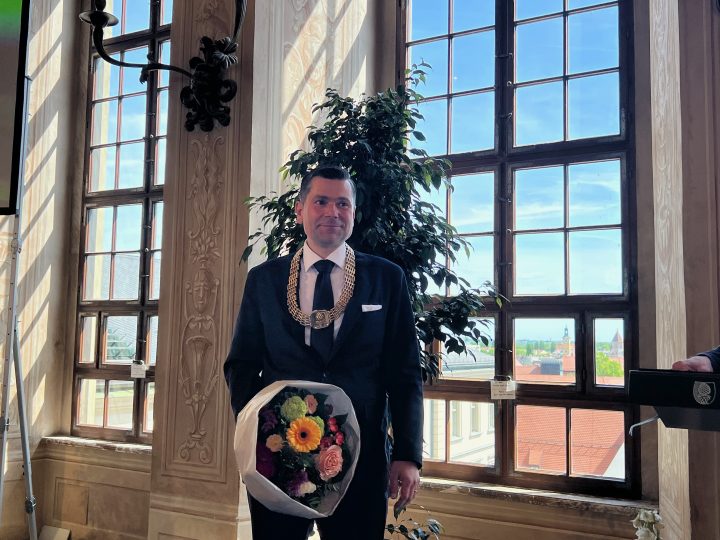 OB Florian Freund seit heute Mittag offiziell im Amt