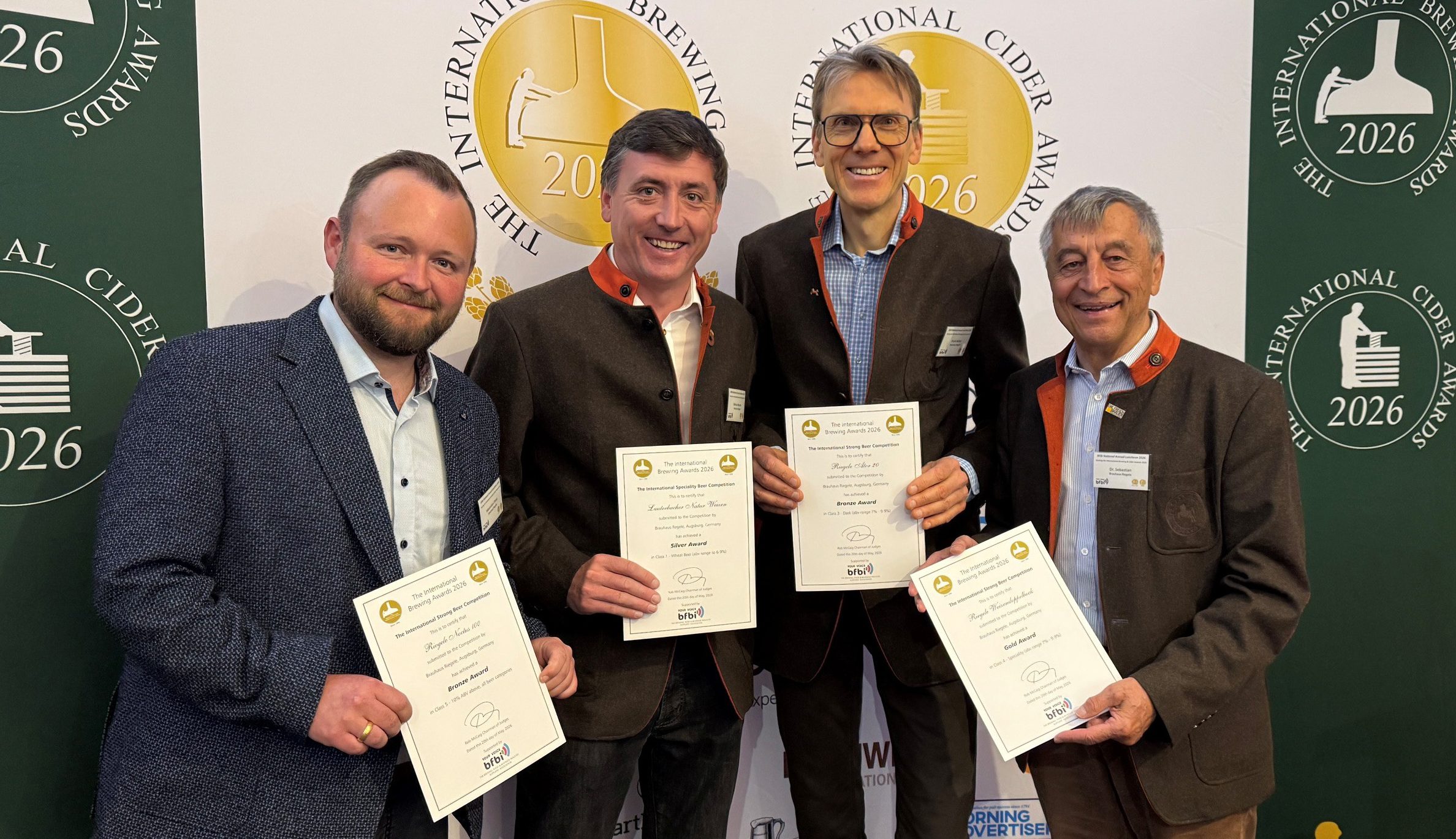 Brauer-Oscar für Augsburger Bier – Riegele triumphiert in London